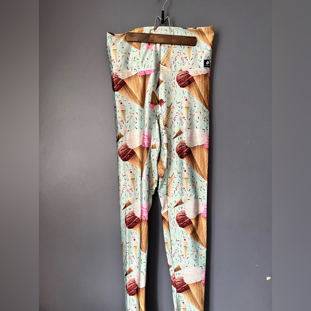 Sprinkle Delight Ice Cream Print Leggings